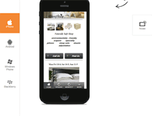 Tablet Screenshot of organicsleepshop.com